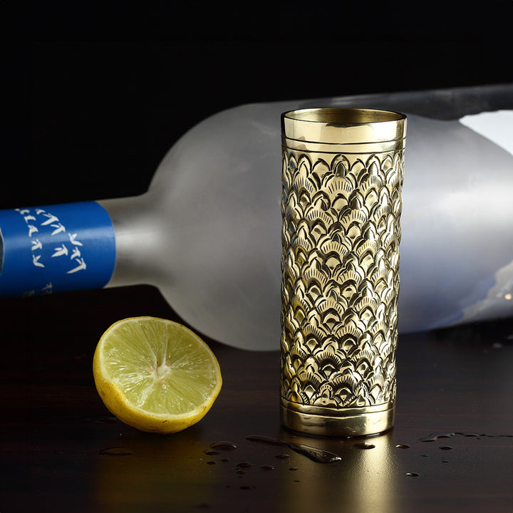 DECORATED SHOT GLASS