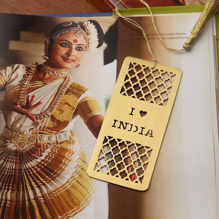 I LOVE INDIA BOOKMARK