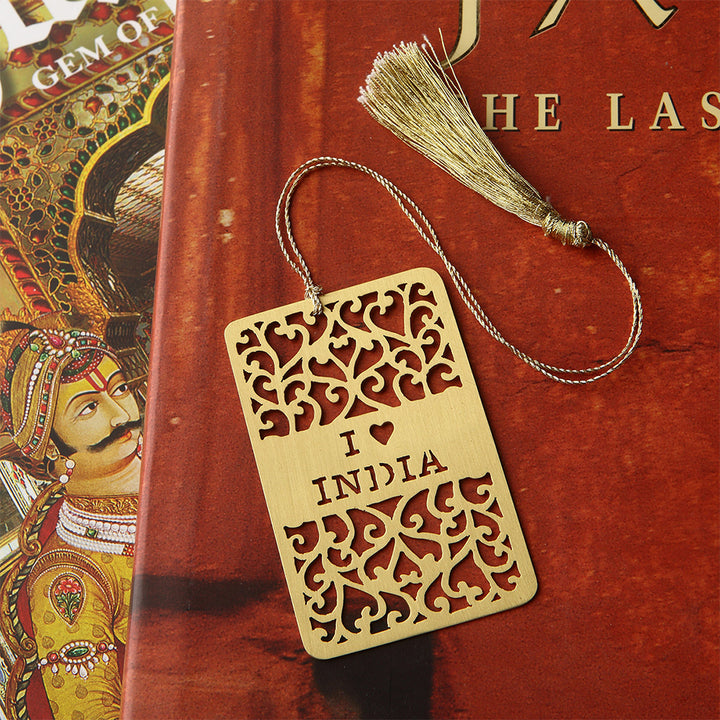 I LOVE INDIA BOOKMARK