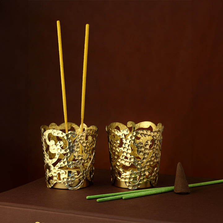 DECORATED INCENSE STICK HOLDER