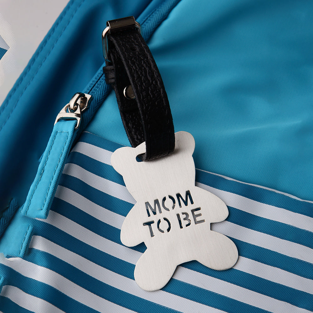 MOM TO BE LUGGAGE TAG