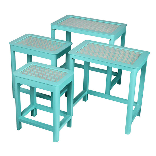 SET OF FOUR NESTING TABLES