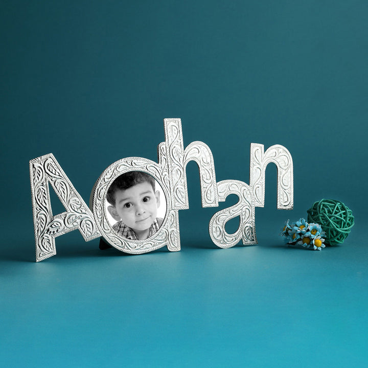 Silver Plated Customisable Baby Frame