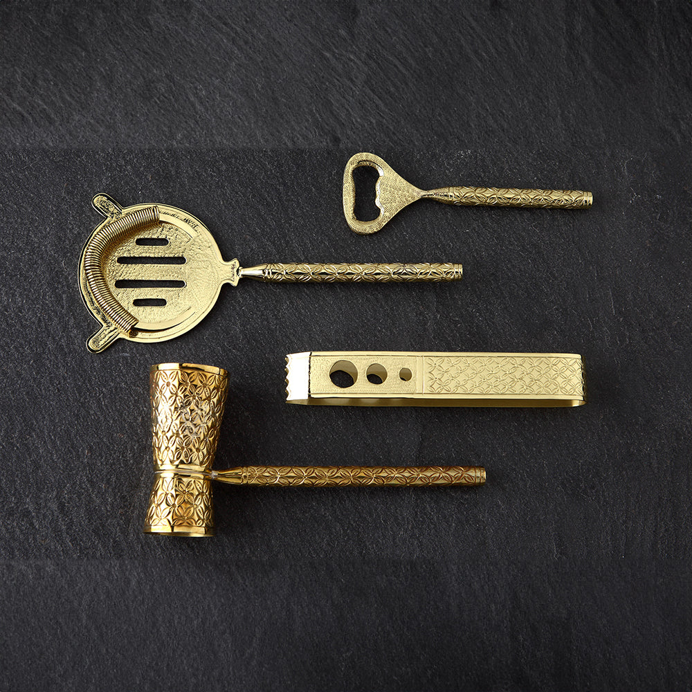 BRASS BAR SET