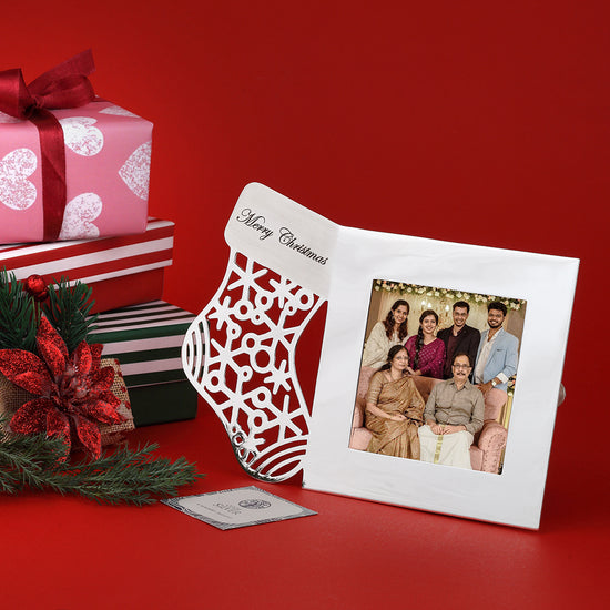 Merry Christmas Stocking Photo Frame