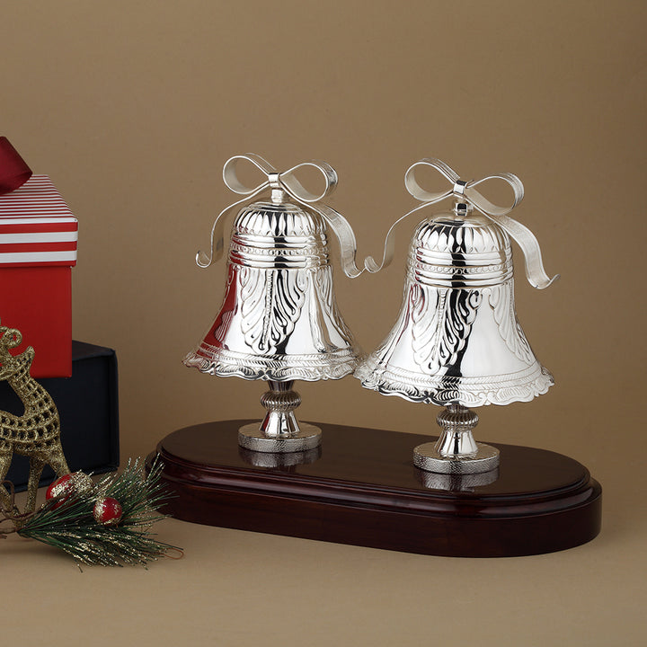 Silver-Plated Christmas Bells