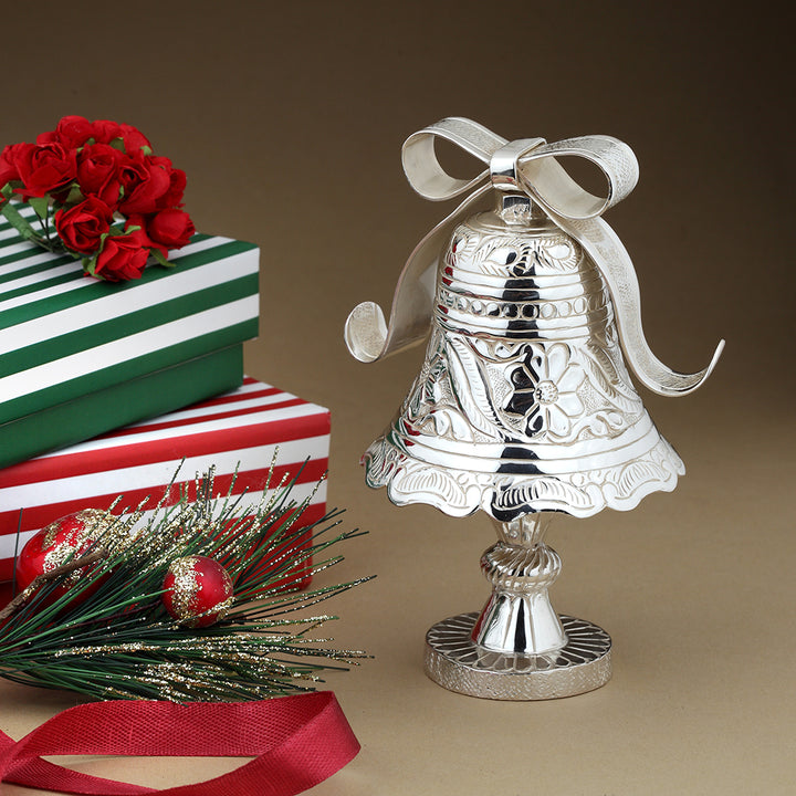 Silver-Plated Christmas Bell