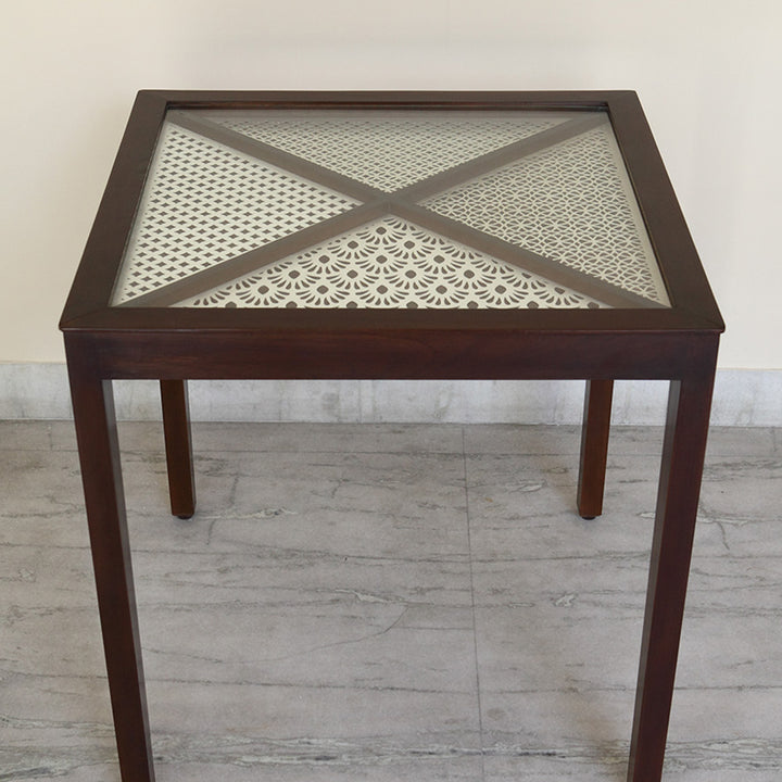 JAALI WOODEN TABLE