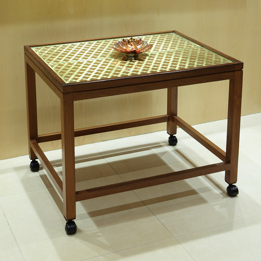 JAALI WOODEN TABLE