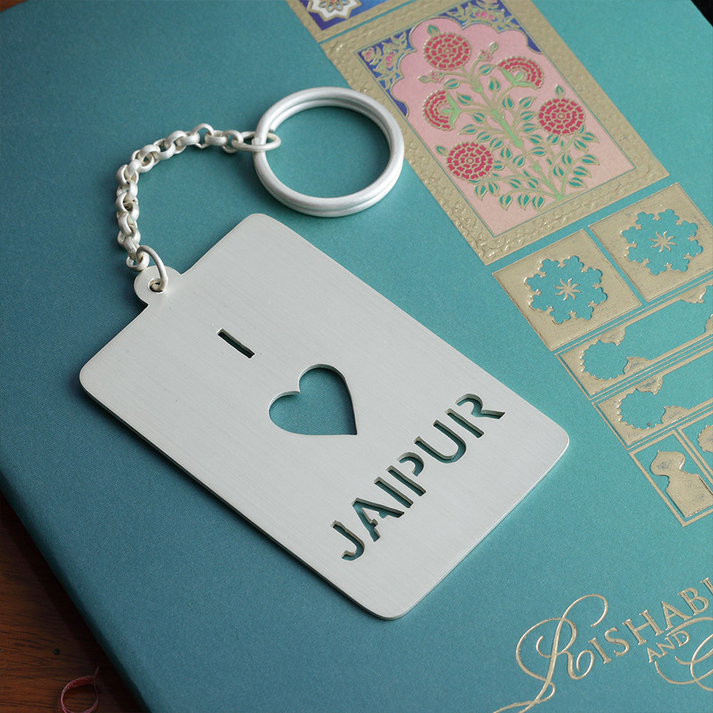 I LOVE JAIPUR KEYCHAIN