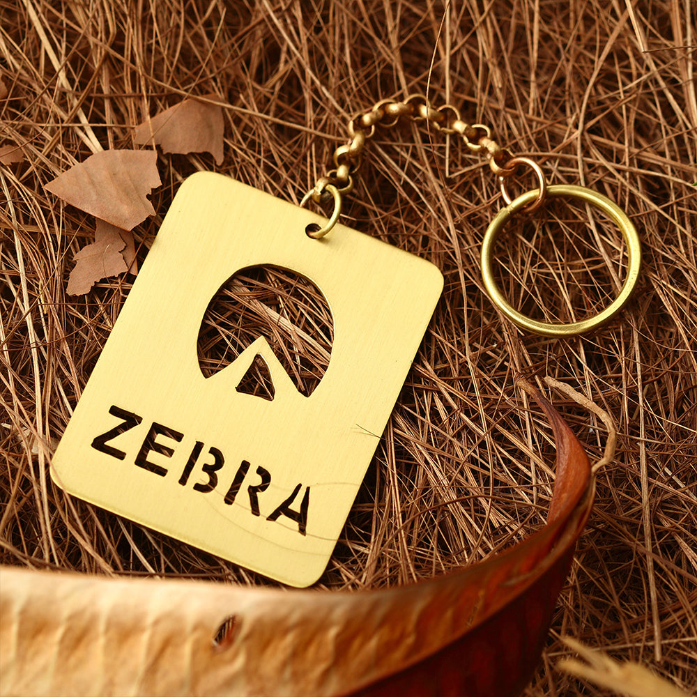 ZEBRA HOOF - KEYRING