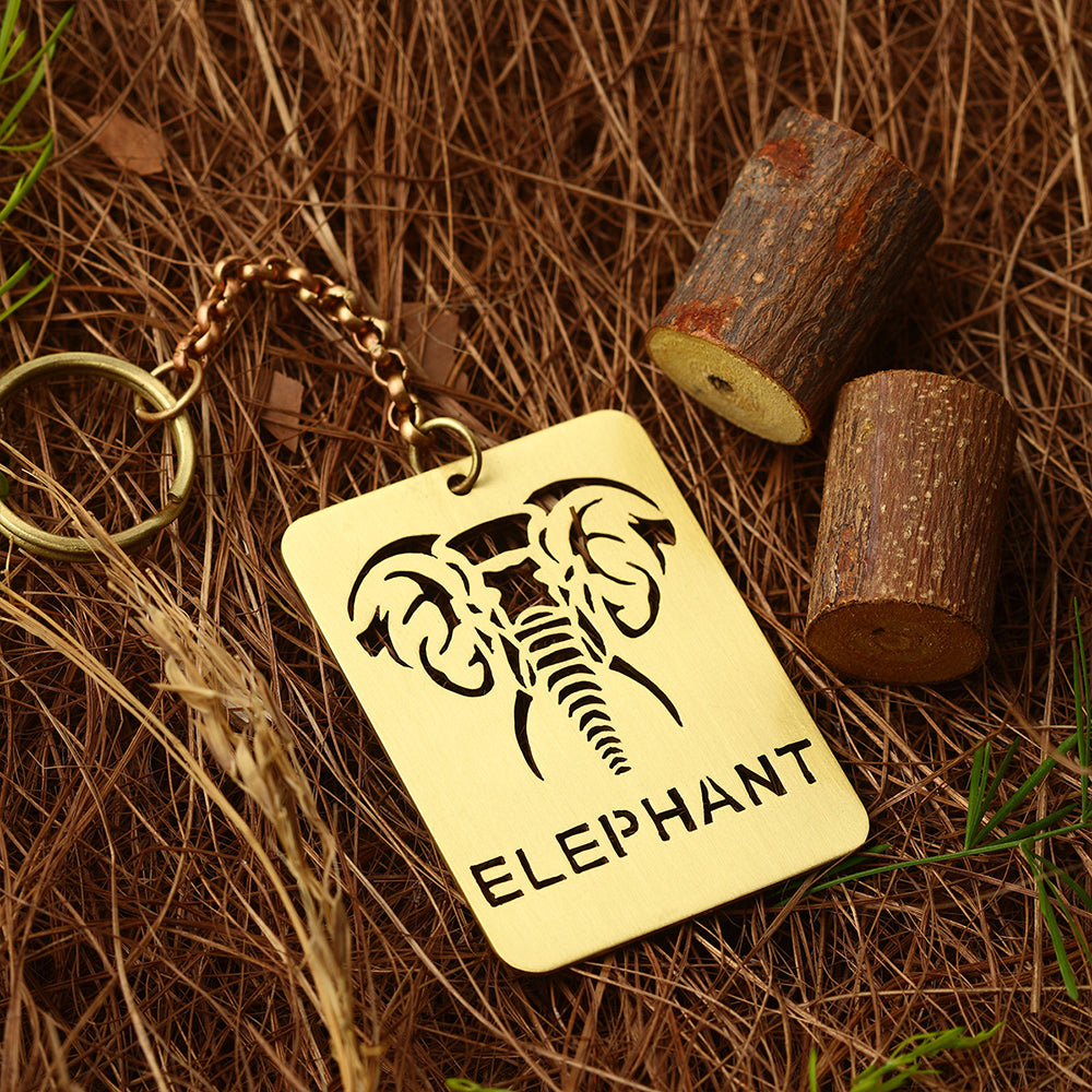 ELEPHANT CUTOUT - KEY RING