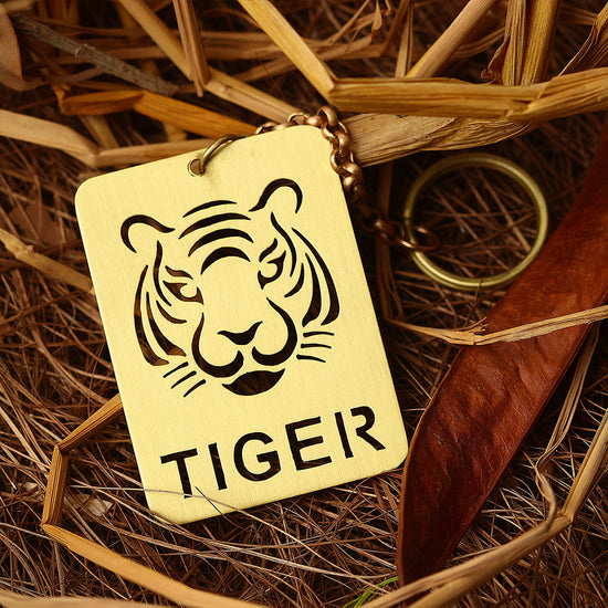 TIGER CUTOUT - KEY RING