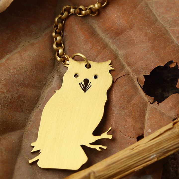 OWL SHAPED - KEY RING