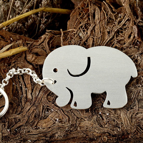 ELEPHANT CUB KEY RING