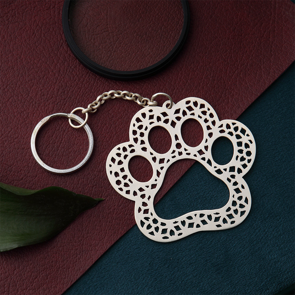 PUGMARK SHAPE KEYCHAIN