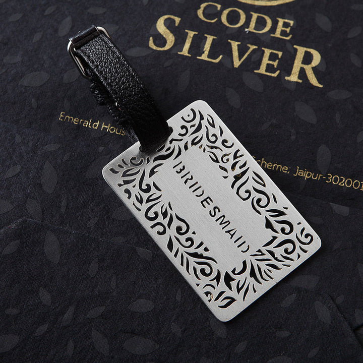 DECORATED CUSTOMISABLE LUGGAGE TAG