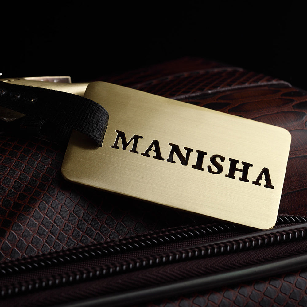 PLAIN CUSTOMISABLE LUGGAGE TAG