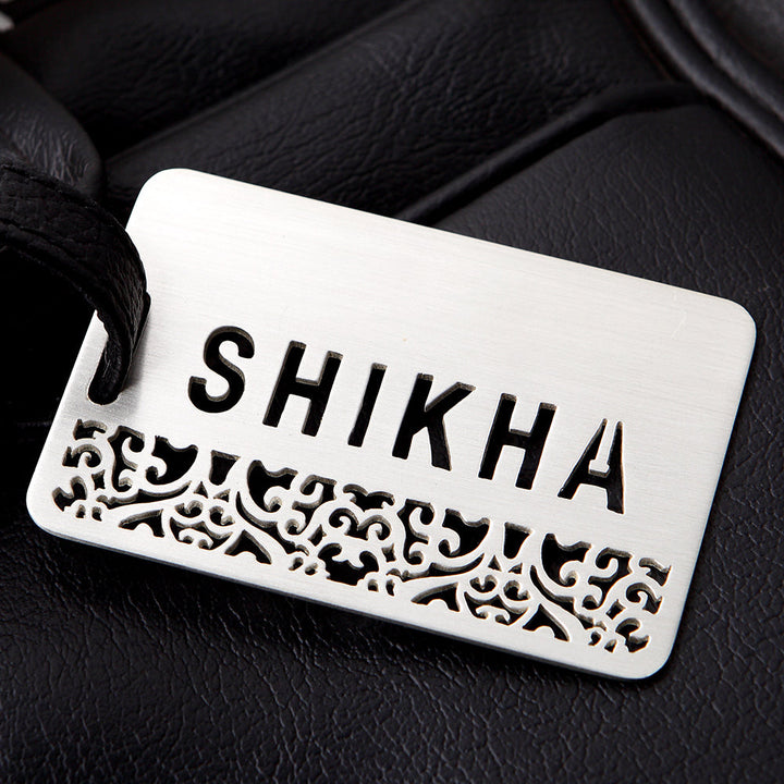 PATTERNED CUSTOMISABLE LUGGAGE TAG