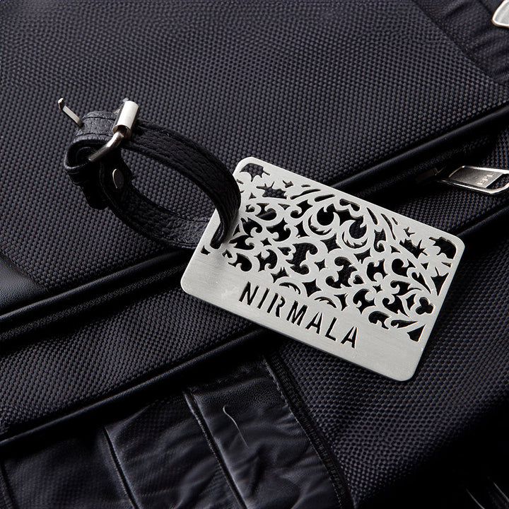 PATTERNED CUSTOMISABLE LUGGAGE TAG