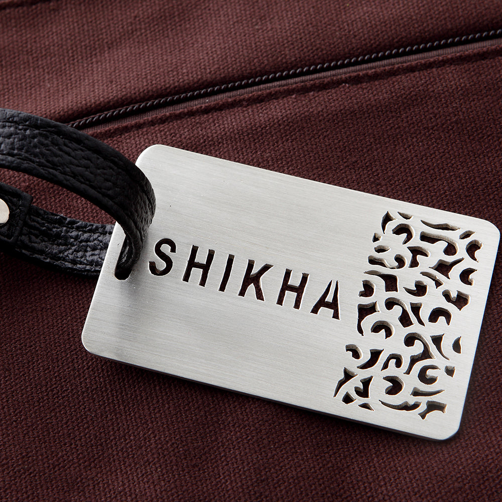 TRADITIONAL CUSTOMISABLE LUGGAGE TAG