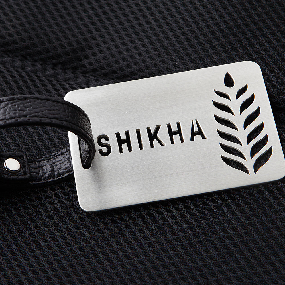 LEAF CUSTOMISABLE LUGGAGE TAG