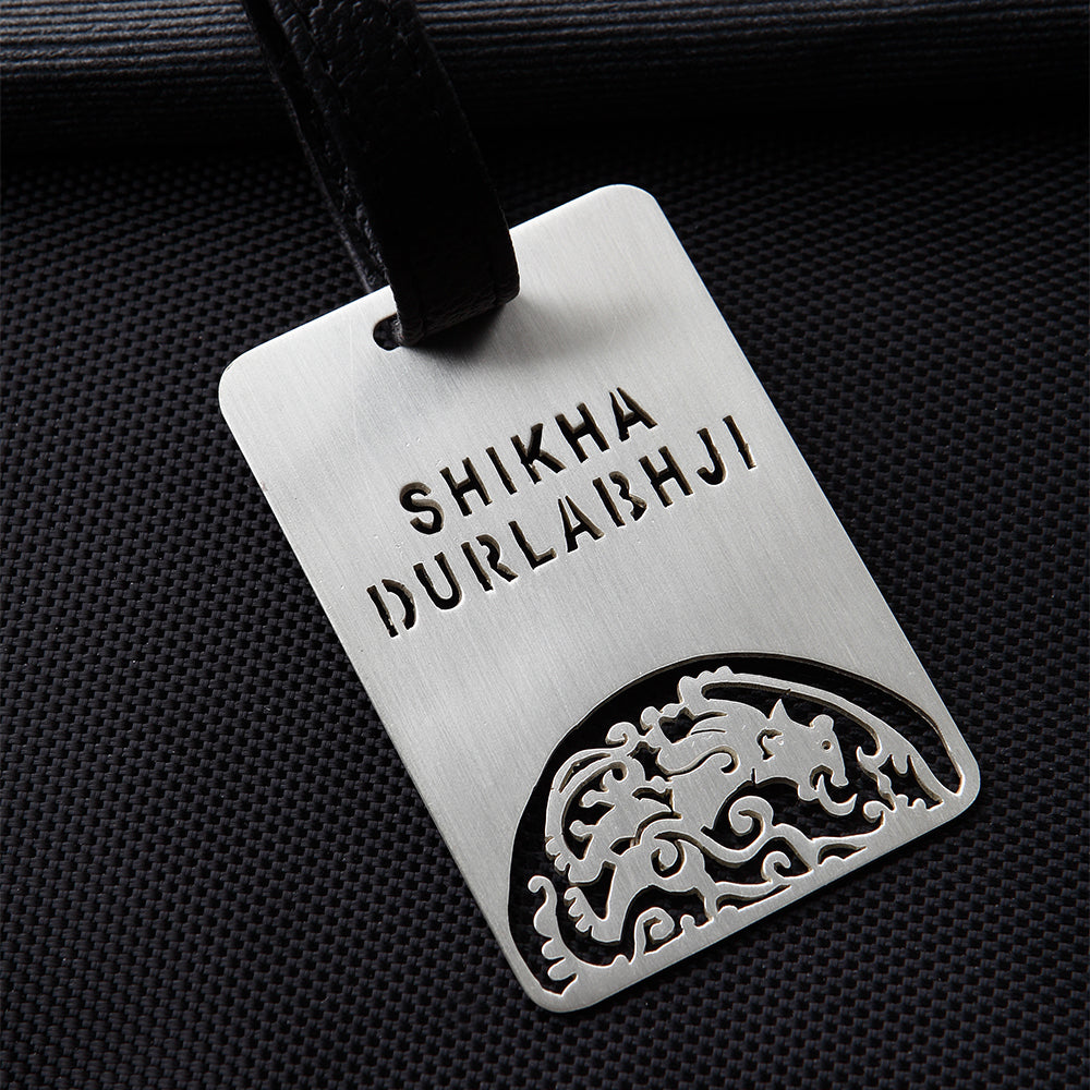 PATTERNED CUSTOMISABLE LUGGAGE TAG