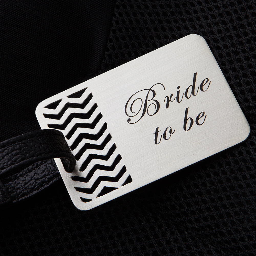 BRIDE TO BE- GEOMETRICAL LUGGAGE TAG