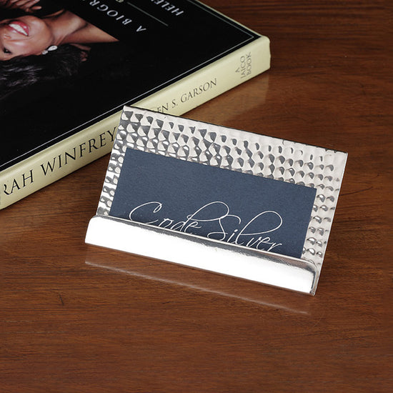 TEXTURED VISITING CARD HOLDER