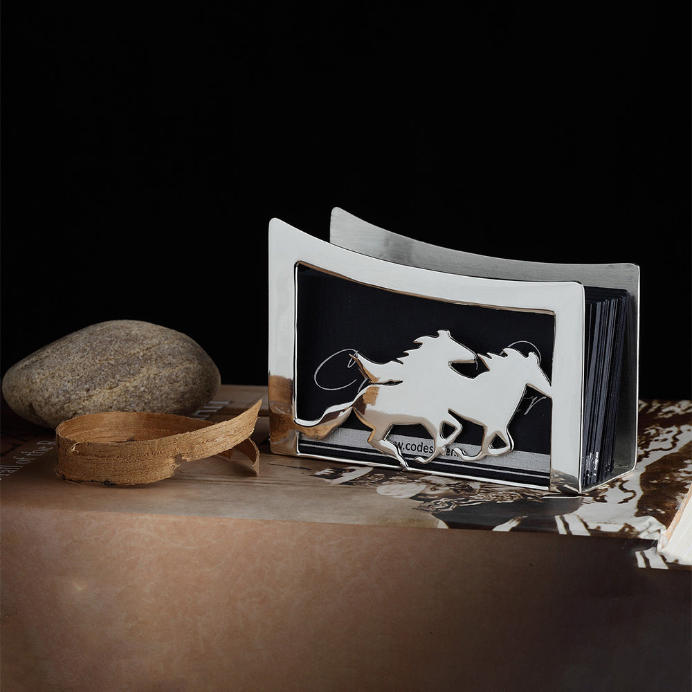 HORSE DESK CARD HOLDER