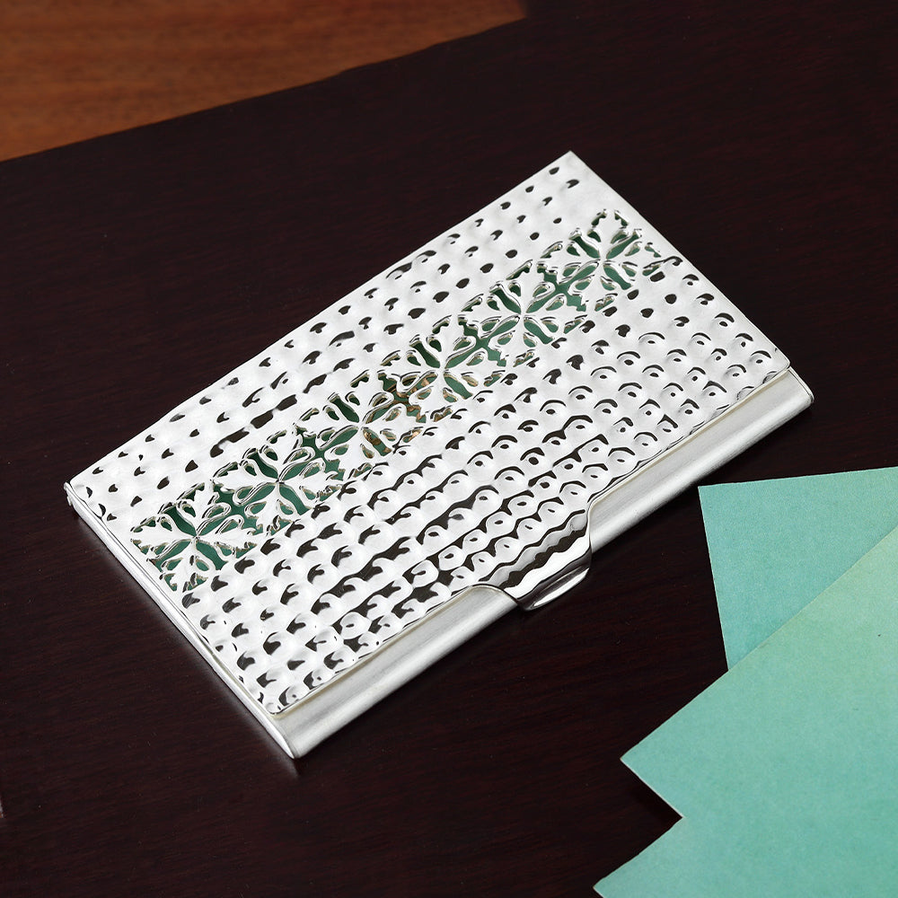 TEXTURED POCKET CARD HOLDER