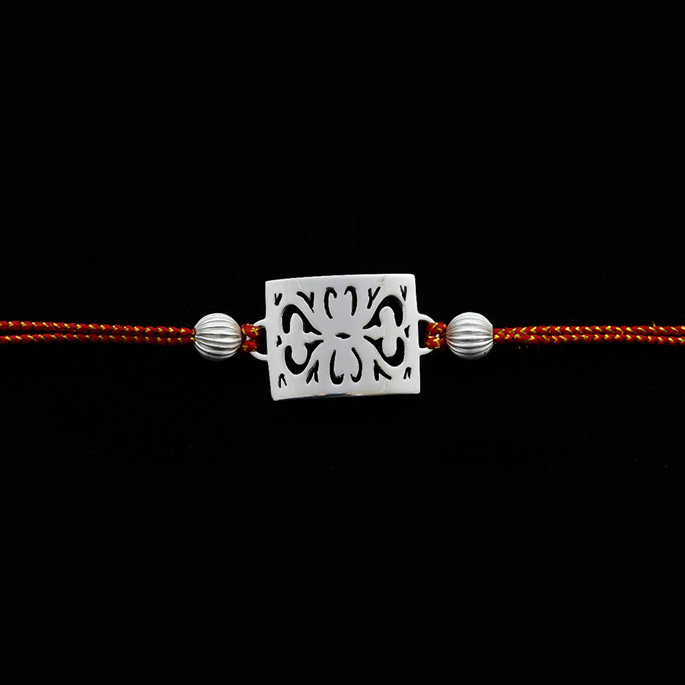 SILVER PLATED RAKHI