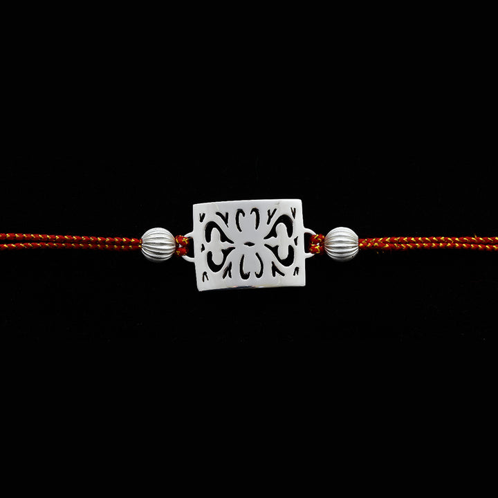 SILVER PLATED RAKHI