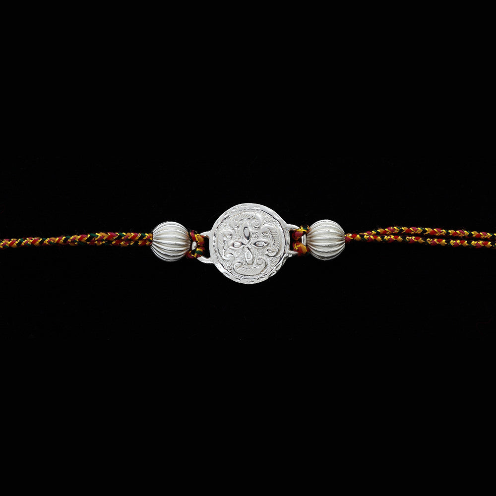 SILVER PLATED RAKHI