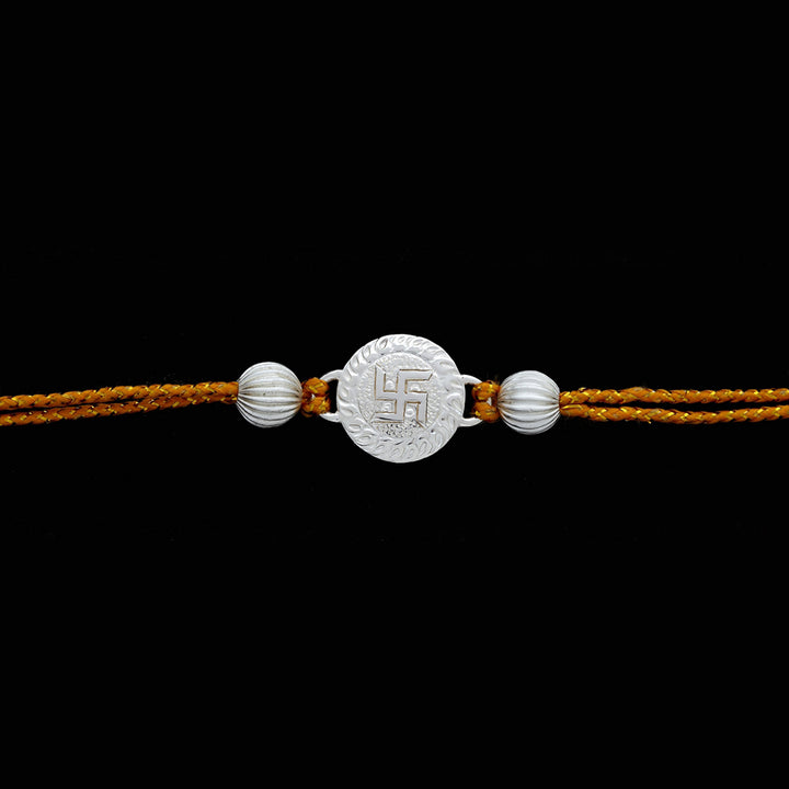 SILVER PLATED RAKHI