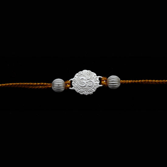 SILVER PLATED RAKHI