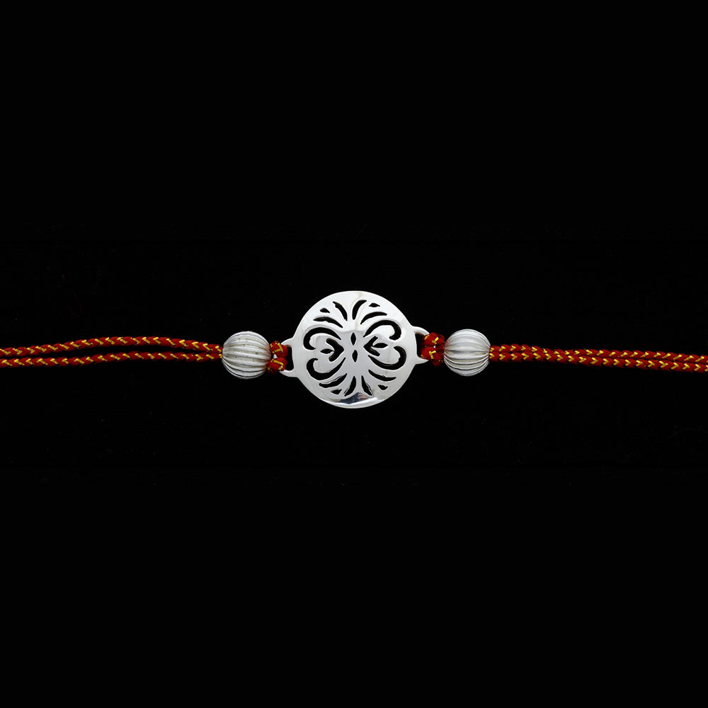 SILVER PLATED RAKHI