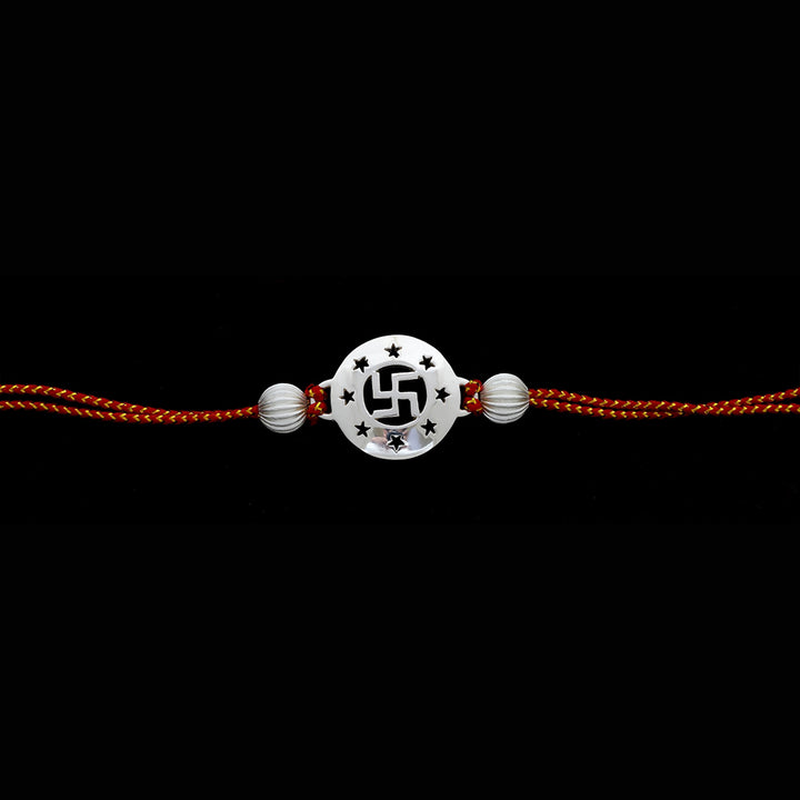 SILVER PLATED RAKHI