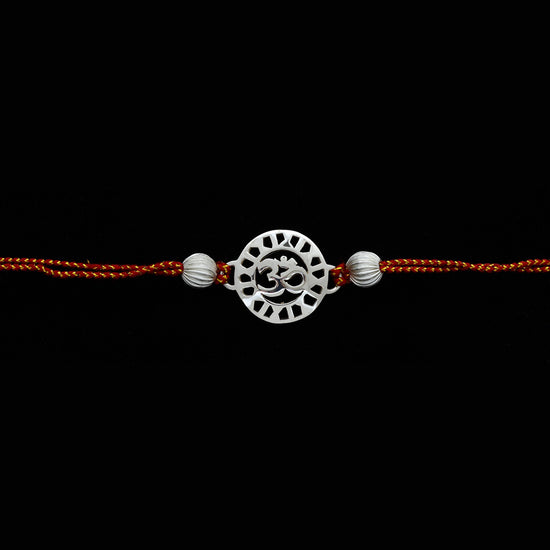 SILVER PLATED RAKHI