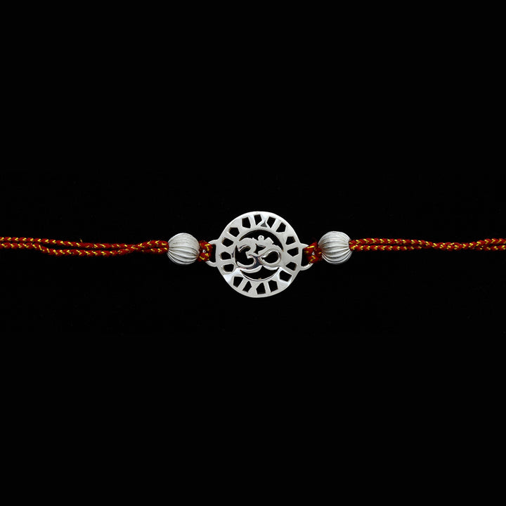 SILVER PLATED RAKHI