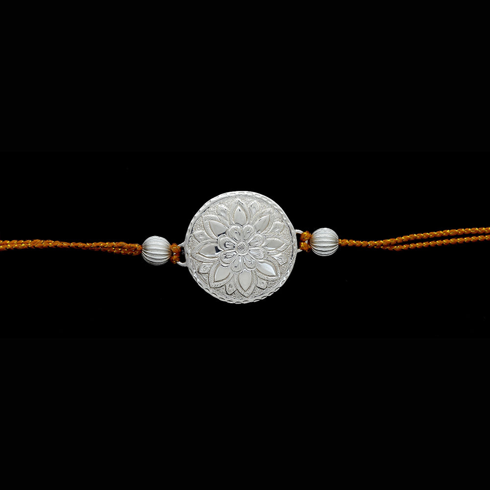 SILVER PLATED RAKHI