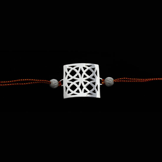 SILVER PLATED RAKHI