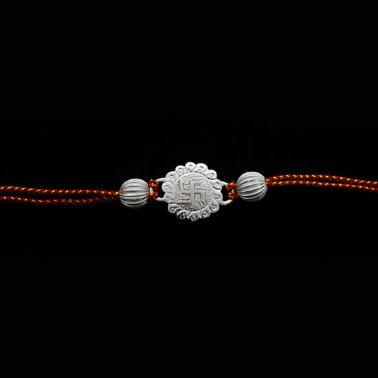 SILVER PLATED RAKHI