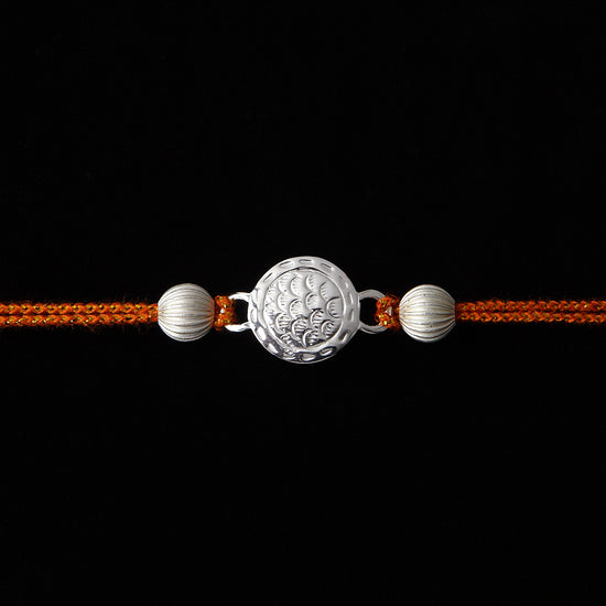 SILVER PLATED RAKHI