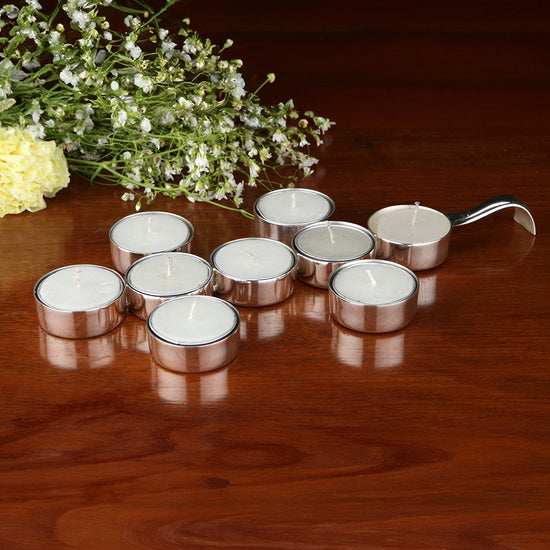 SILVER PLATED TEA LIGHT HOLDER