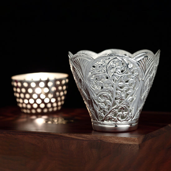 DECORATED TEA LIGHT HOLDER