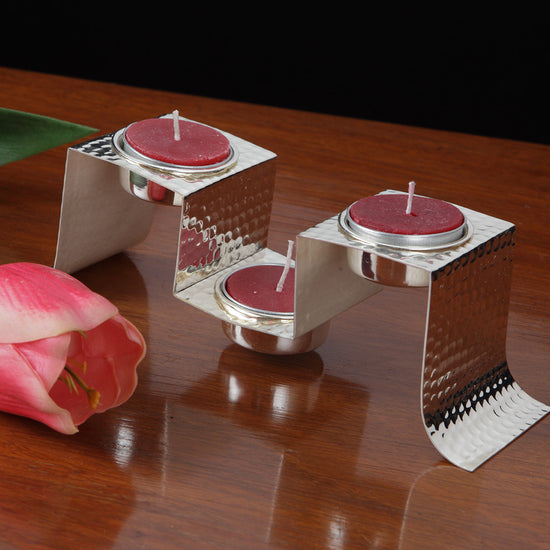 THREE TEA LIGHT HOLDER