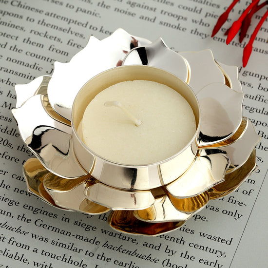 SILVER PLATED TEA LIGHT HOLDER