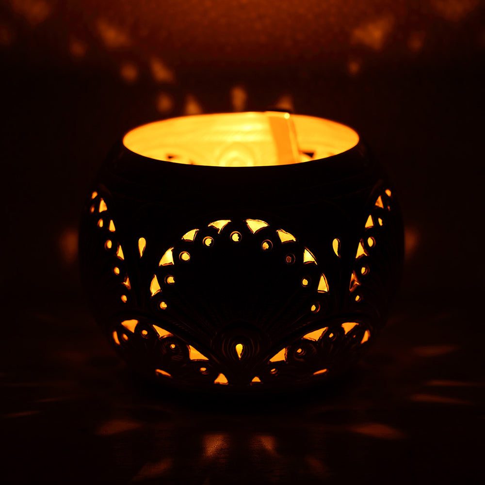 DECORATED TEA LIGHT HOLDER