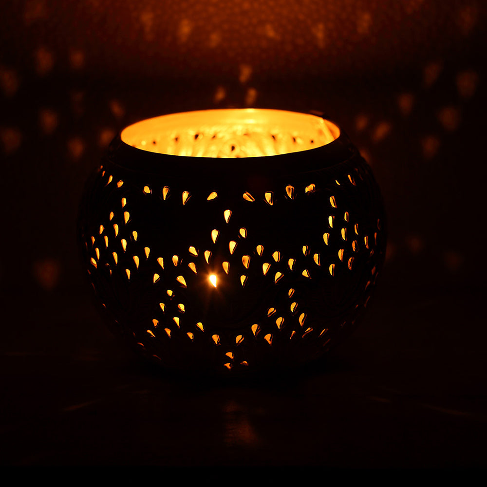 DECORATED TEA LIGHT HOLDER